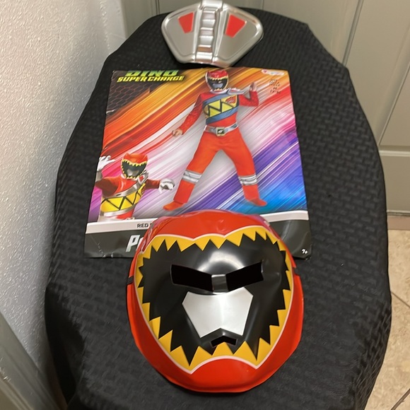 Red Ranger Dino Super Charge Classic Costume, Medium (7-8) New - Picture 13 of 17